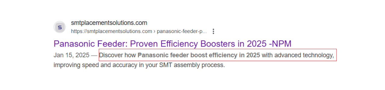 Introduction to the Role of Panasonic Feeder and Its Importance in SMT Production
