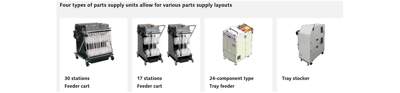 Panasonic NPM Four types of parts supply units